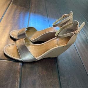 Seychelles Sandals Rosegold Wedges